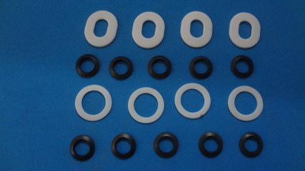 【長期供應白色F4 墊片、耐磨聚四氟乙烯封墊片廠家】價格,廠家,圖片,絕緣板,東莞市力拓電子材料-